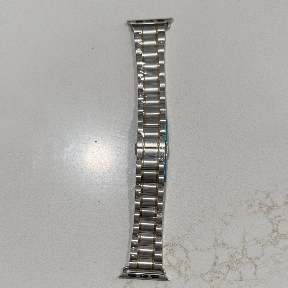 Stainless Steel Two Toned Apple Watch Band